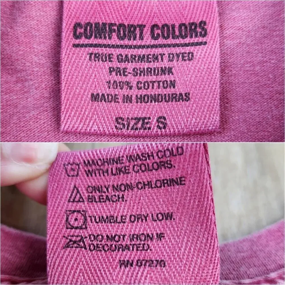 💜Red Vintage Wash Portsmouth, New Hampshire Short Sleeve Shirt Men's Small